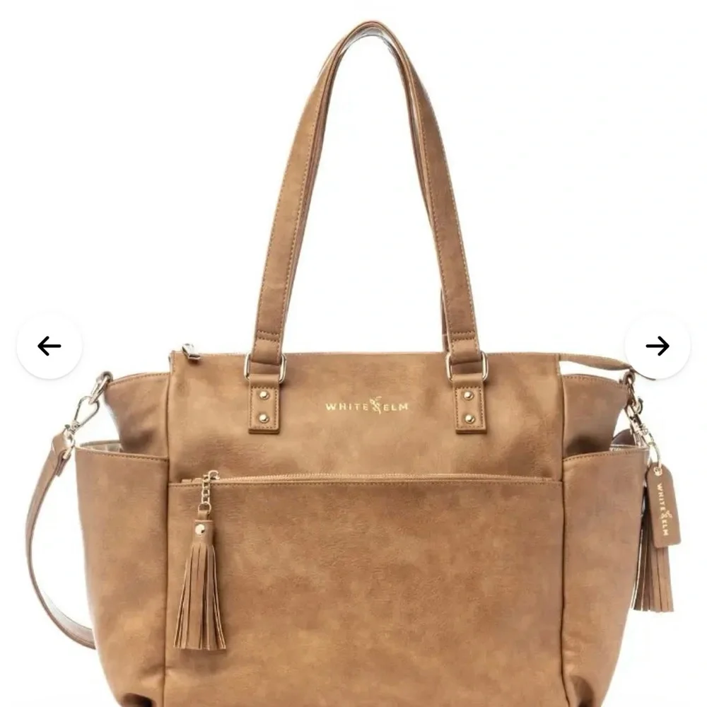 Brown Laptop Tote Bag